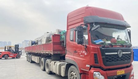 海科佳首套掛面主機(jī)研發(fā)產(chǎn)品完成試機(jī)使命，光榮返崗！